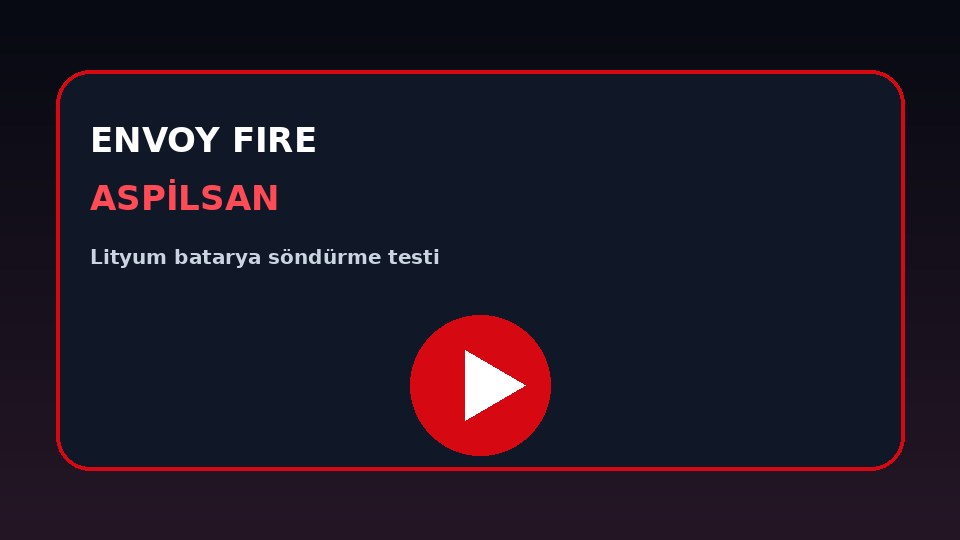 Test Envoy Fire — Aspilsan